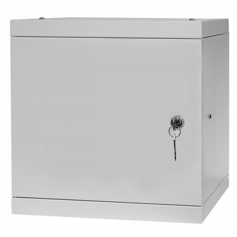 Rack Cabinet 10" 6U, 300MM Full Door, Grey