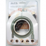 Alfa Aktiivne Pikenduskaabel  5m, Mini USB