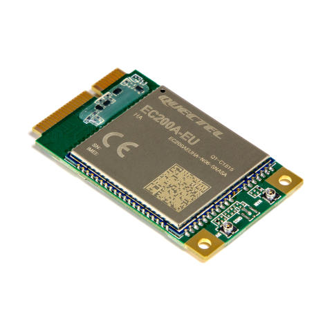 MikroTik mini-PCIe 4G LTE modem moodul