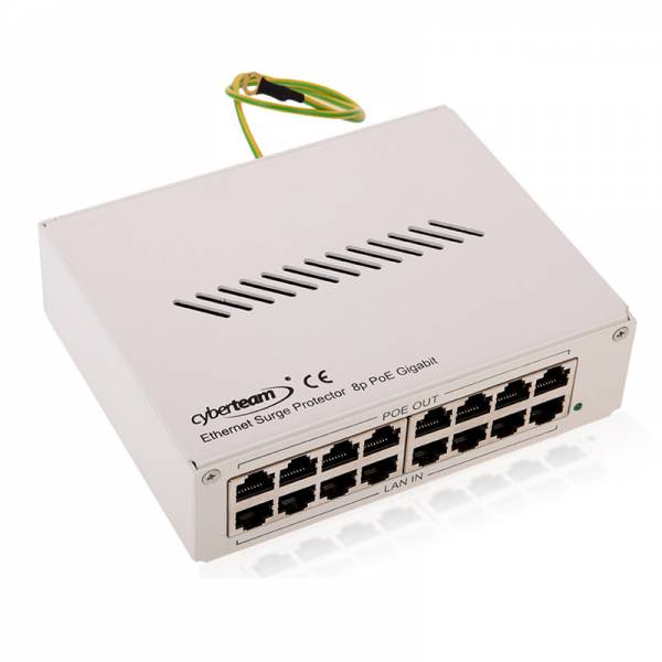 Etherneti Liigpingekaitse 8P PoE Desktop Gigabit